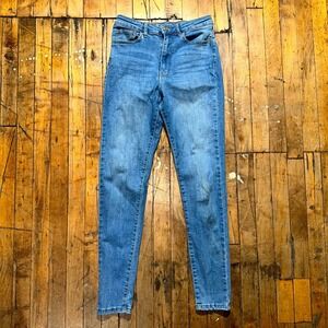 Forever 21 Jeans Women's Size 28 Blue Denim Super Skinny Fit Medium Wash Preppy